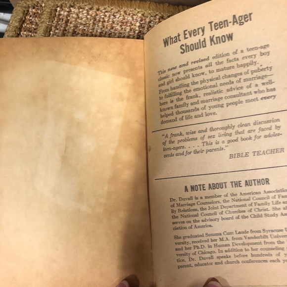 1957 Facts of Life and Love for Teen-Agers, Revised Edition, paperback book - Picture 5 of 6